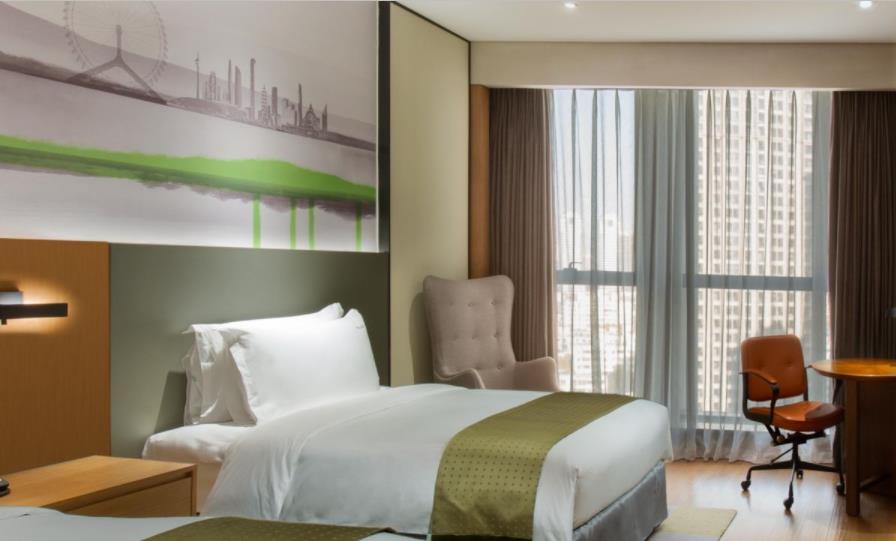 Holiday Inn & Suites Tianjin Downtown By Ihg,Tianjin Drum Tower,Joycity Shopping Mall,Tianjin Ancient Cultural Street,Haihe River,The Porcelain House,Convenient Access To Tianjin Binhai International Airport Экстерьер фото