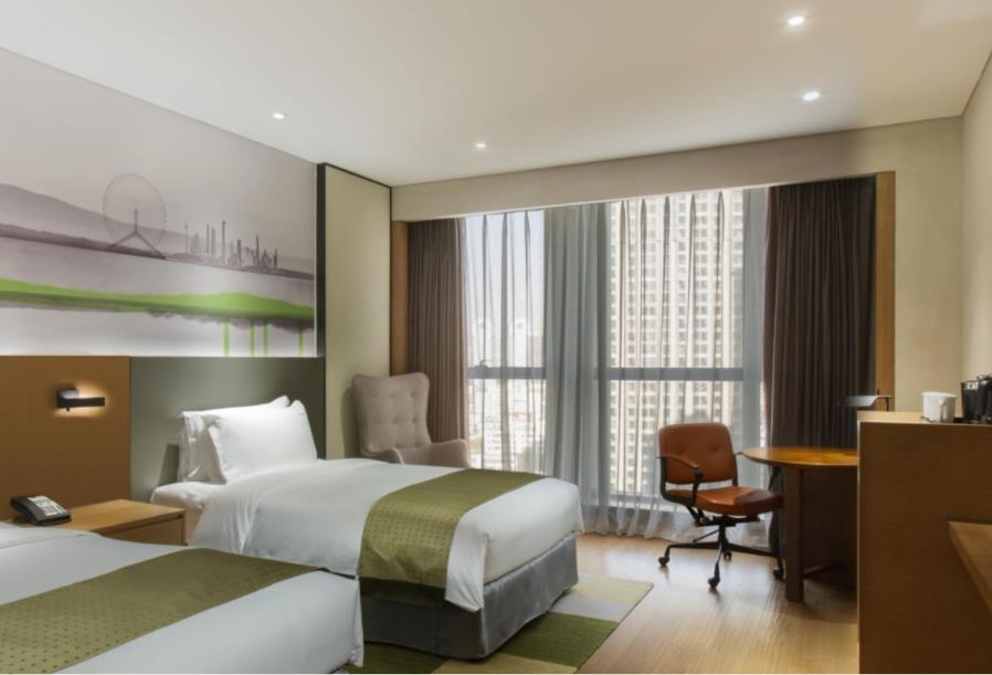 Holiday Inn & Suites Tianjin Downtown By Ihg,Tianjin Drum Tower,Joycity Shopping Mall,Tianjin Ancient Cultural Street,Haihe River,The Porcelain House,Convenient Access To Tianjin Binhai International Airport Экстерьер фото