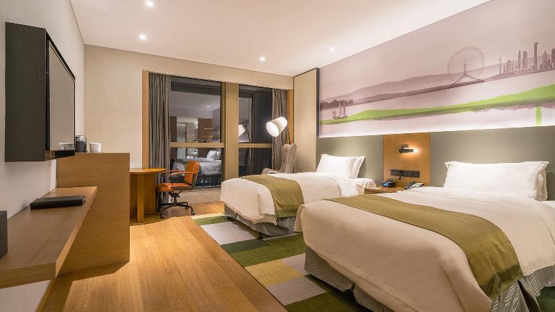 Holiday Inn & Suites Tianjin Downtown By Ihg,Tianjin Drum Tower,Joycity Shopping Mall,Tianjin Ancient Cultural Street,Haihe River,The Porcelain House,Convenient Access To Tianjin Binhai International Airport Экстерьер фото